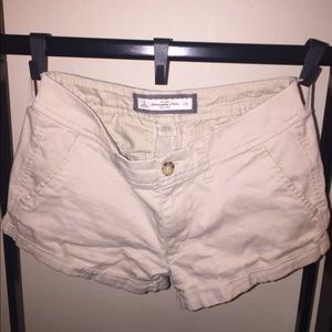 Abercrombie & Fitch classic khaki shorts
